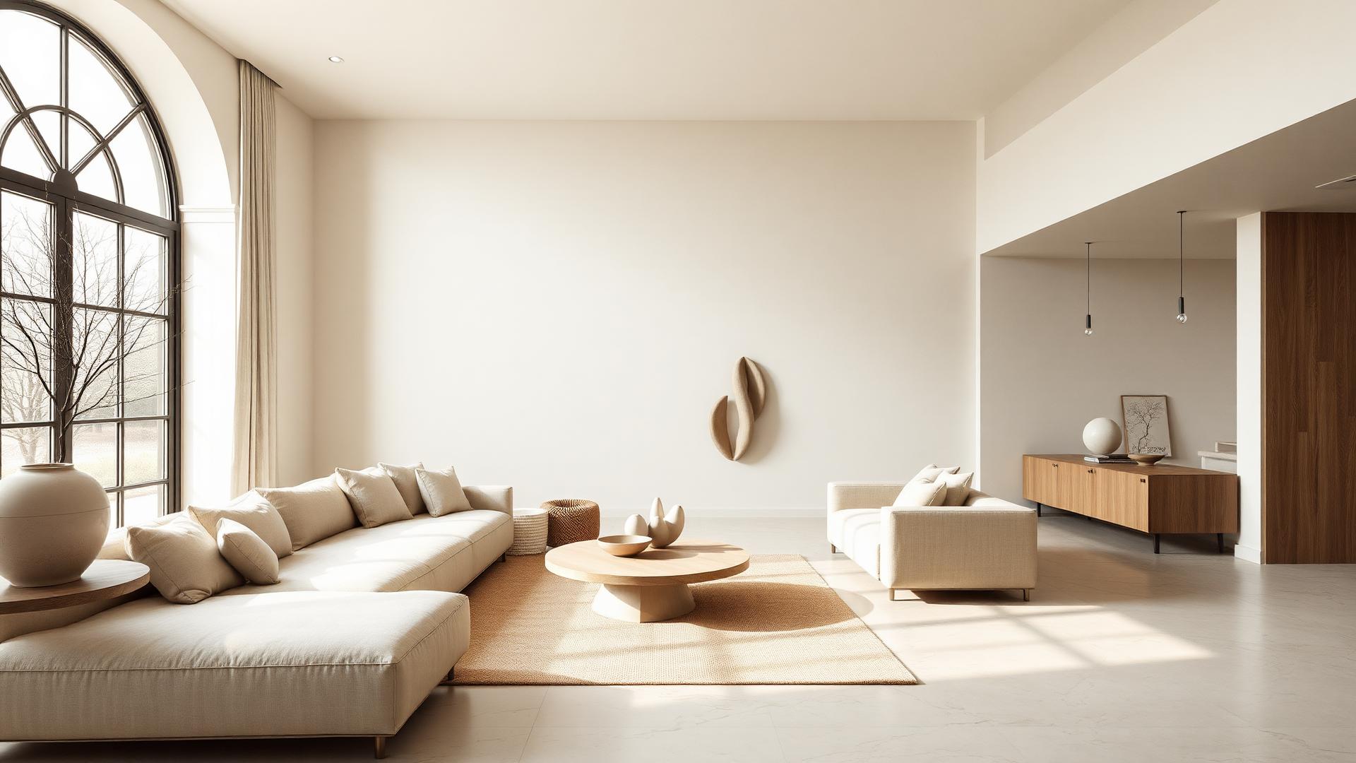 Editorial luxury living room interior